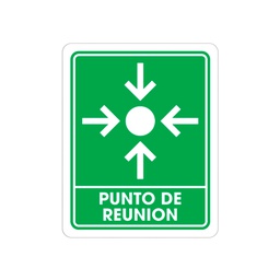 [TS-0030] SEÑALAMIENTO PUNTO REUNION 25 X 35CM