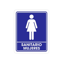 [TS-0085] SEÑALAMIENTO SANITARIO MUJERES 25 X 35CM