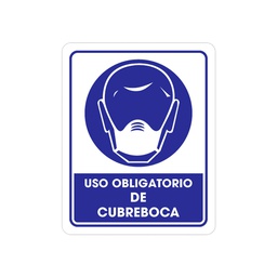 [TS-0115] SEÑALAMIENTO USO CUBREBOCA 25 X 35CM