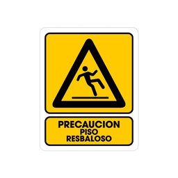 [TS-0170] SEÑALAMIENTO PISO RESBALOSO 25 X 35CM