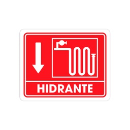 [TS-0230] SEÑALAMIENTO HIDRANTE 25 X 35CM