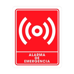 [TS-0235] SEÑALAMIENTO ALARMA DE EMERGENCIA 25 X 35CM