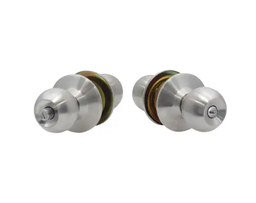 [Pomo cilíndrico bola para constructora función baño, acero inoxidable, llave std, caja Prolok] 20POP