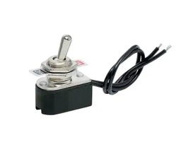 [Apagador de palanca metal con cable de 14 cm 6 A, color blanco Surtek] 136555