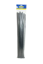 [Cinchos plásticos 203 x 4.6 mm, tensión 22 kg de 50 piezas, color negro Surtek] 114211