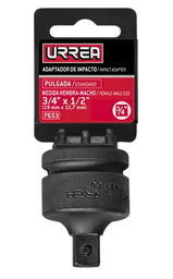 [Adaptador con perno para dado de impacto cuadro de 3/4" hembra a 1/2" macho Urrea] 7653