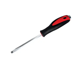 [Destornillador con mango bimaterial de golpe, punta plana 3/8" x 12" Urrea] 9112G