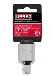 [Adaptador para dado cuadro de 1/2" hembra a 3/8" macho Urrea] 5254