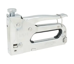 [Engrapadora metálica tipo pistola con ajuste de presión para grapas de 5/32" a 9/16" Surtek] 114301