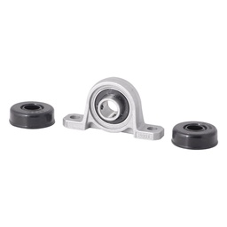 [A-13655] CHUMACERA DE PISO KP001 12MM CON 2 CUBIERTAS