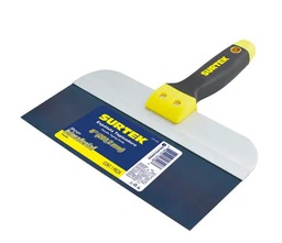 [Espátula tapizadora de acero de alto carbón con mango bimaterial 8" Surtek] 123108