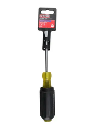 [Destornillador con mango cushion grip, punta plana barra redonda 5/16" x 6" Urrea] 9406