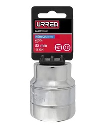 [Dado cuadro de 3/4", 12 puntas, métrico, 32 mm Urrea] 5532M
