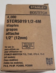 [STCR50191/2-4M] GRAPA P/ENGR.MAN. 1/2” 4000PZ.