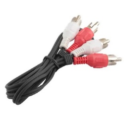 [FU0638] CABLE RCA DOS MACHOS A DOS MAC