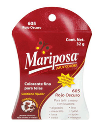[2010021605] 605 COLORANTE MARIPOSA COLOR VINO 32G 2010021605