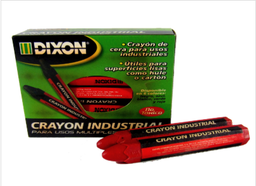 [7501147414512] CRAYON INDUSRRIAL DE CERA ROJO DE DIXON