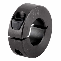 [A-19865] COLLARIN BIPARTIDO NEGRO 3/4