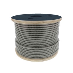 [B-530] CABLE DE ACERO ALMA DE ACERO IWRC 19X7 3/8" ROLLO 1500M