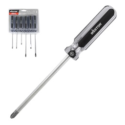 [DS-0305] JUEGO DE 6 DESARMADORES MANGO PVC ASME-B107.600 (CAJA C/6 PZAS - PRECIO X PIEZA)