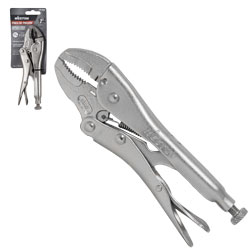 [PP-0030] PINZA DE PRESION C/MORDAZA CURVA CRV C/CORTA CABLE 7'' (7WR) (CAJA C/6 PZAS - PRECIO X PIEZA)