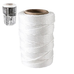 [SA-305-6160] HILO PARA ALBAÑIL DE POLIPROPILENO CAL. 18 BLANCO GDE 165M