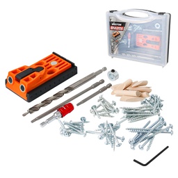 [ST-5-152-210] JUEGO D/PLANTILLA P/AGUJEROS DE BOLSILLO Y ACC. C/ESTUCHE PLASTICO