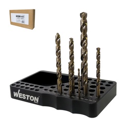 [ST-5-159-035] ORGANIZADOR BROCAS MAGNETICO 1/16&quot;-1/2&quot; (190x110x25mm) AGJ. EX. (12 DE 1/4&quot; &amp; 10 DE 3/8&quot;)